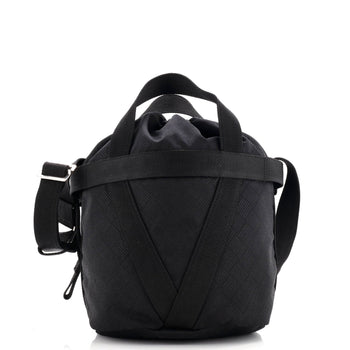 Bottega Veneta Convertible Drawstring Bucket Bag Intrecciato Effect Jacquard