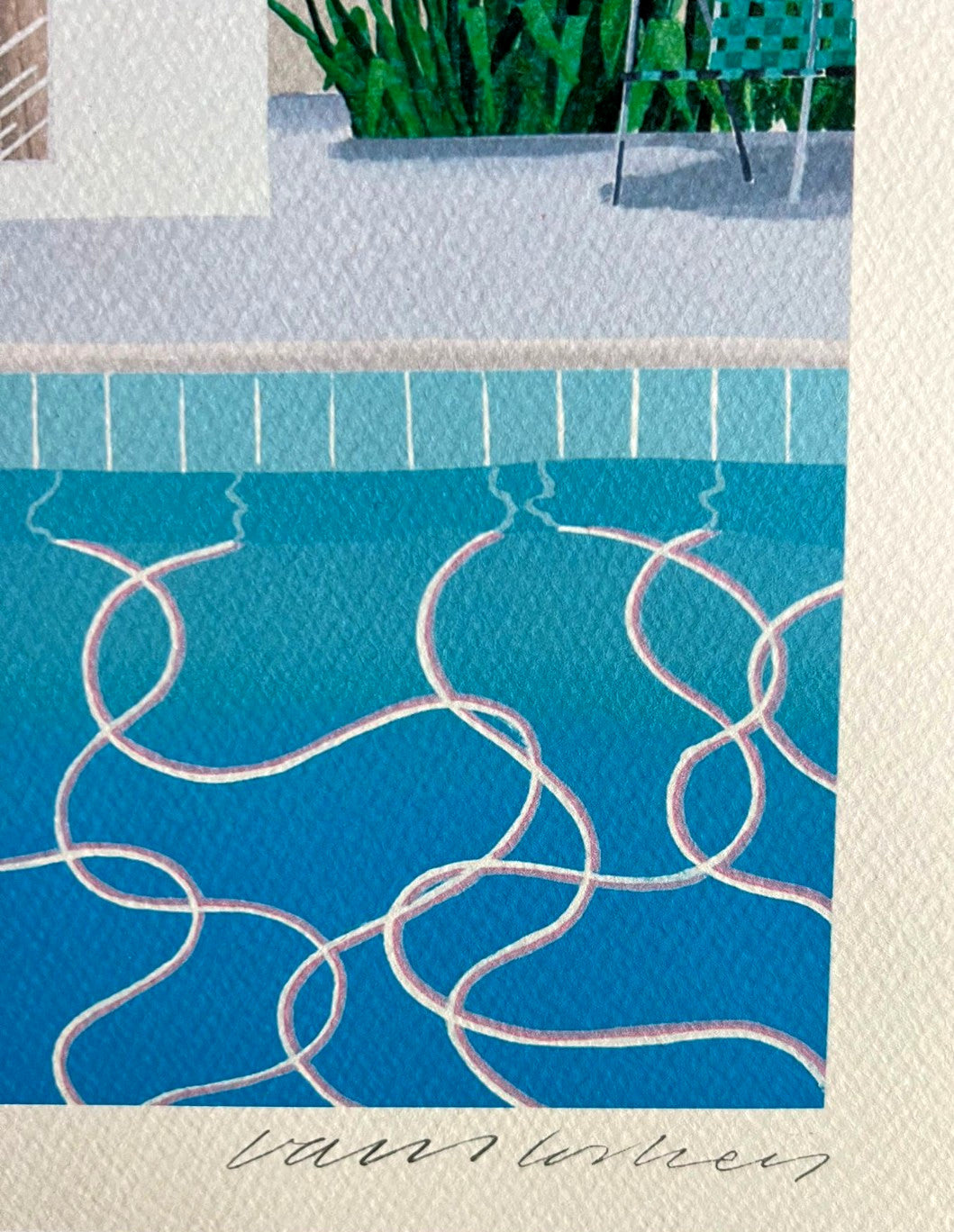 David Hockney - Lithograph Coa Original Signed Numbered By Hand Limited