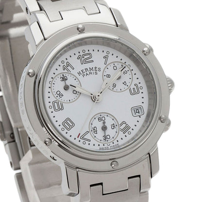 Hermes Clipper Chronograph New Buckle Watches Cl1.310 Stainless Steel/Stainl...