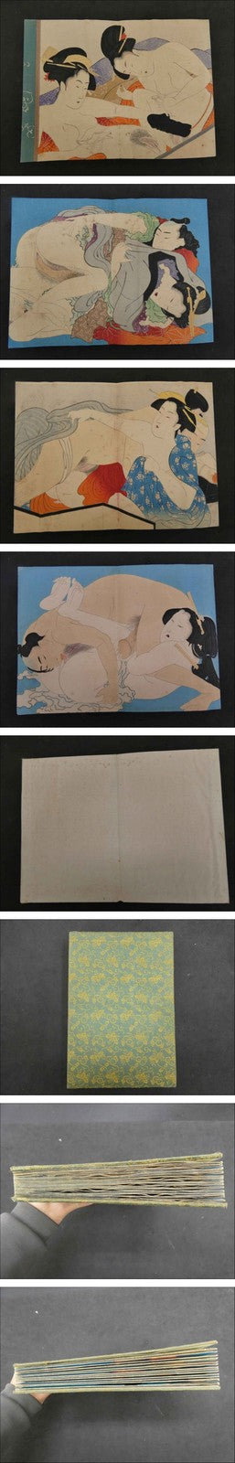 Meiji Taisho Shunga Plates Woodblock Print Japanese Kei no Tomo 12 Erotica