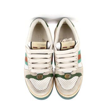 Gucci Screener Sneakers Fabric And Leather