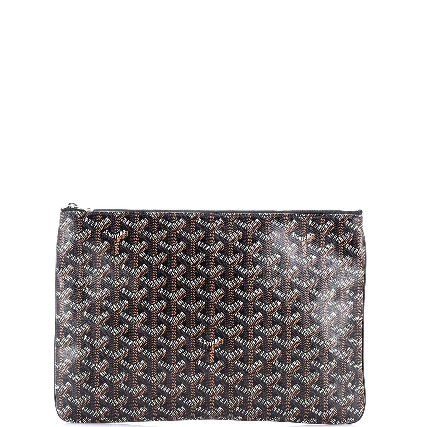 Goyard Senat Zip Pouch Coated Canvas Mm