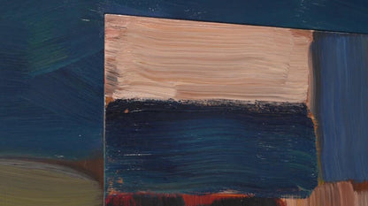 Sean Scully Original Exhibition Poster Print -Dark Yet Max Hetzler Gallery