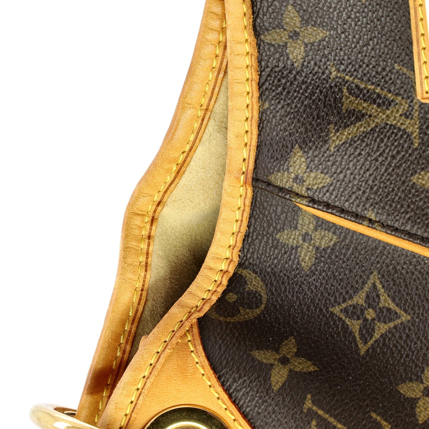Louis Vuitton Galliera Handbag Monogram Canvas Pm