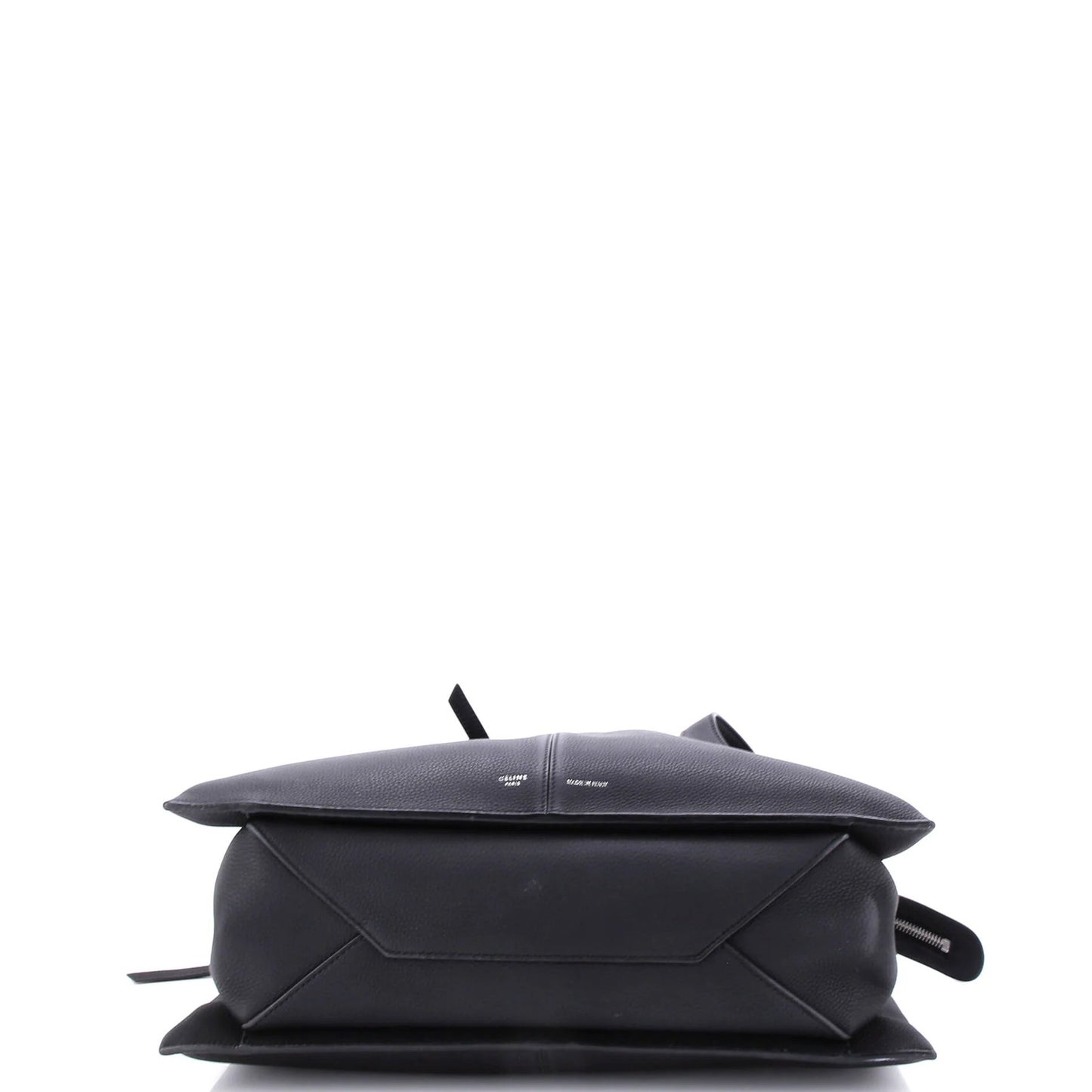 Celine Tri-Fold Shoulder Bag Grained Calfskin Medium