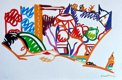 Tom Wesselmann Lithograph - Coa Signed Op Numbered By Hand