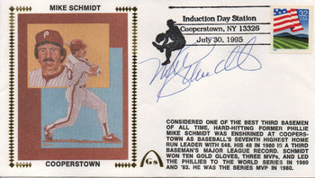 Mike Schmidt Autographed July 30, 1995 First Day Cover (Jsa)