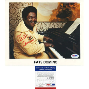 Fats Domino Autographed 8X10 Photo
