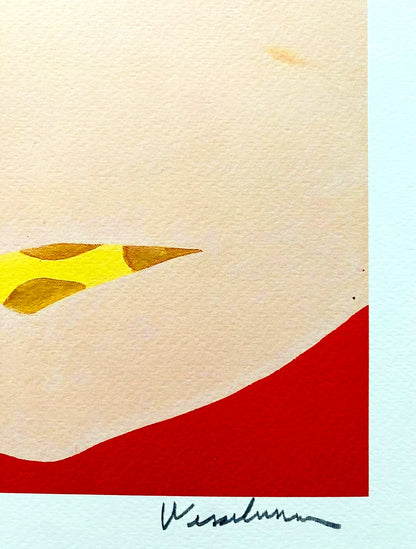 Tom Wesselmann Lithograph Handmade Coa Signed Op Numbered A Hand