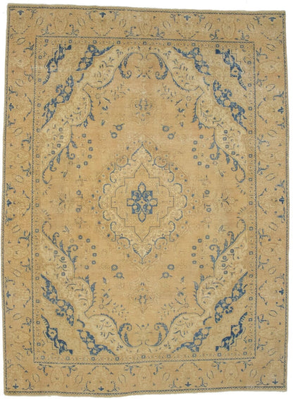 Antique Distressed Oriental Rug 9X12 Ft