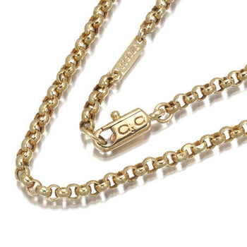 Carrera Y Carrera Rolo Chain Necklace 45Cm 18K 750 Yellow Gold