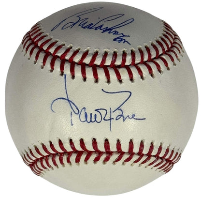 Aaron Boone & Brian Cashman Autographed Official Major League Baseball (Cx Authe