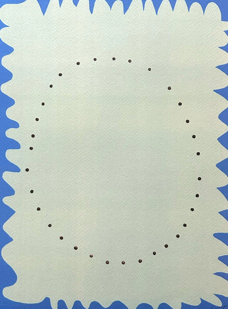 Lucio Fontana Lithograph 1978 Coa Signed In Pen