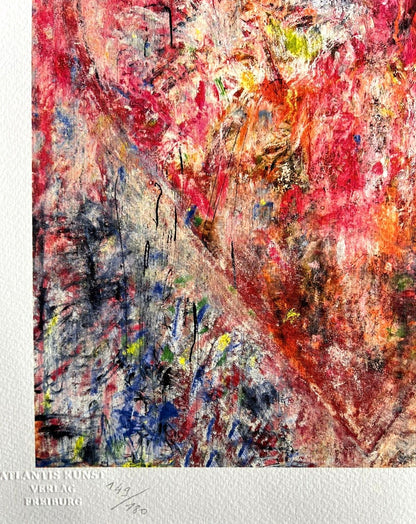 Jim Dine Lithograph Certified Coa Signed In Pen Numbered In Pencil