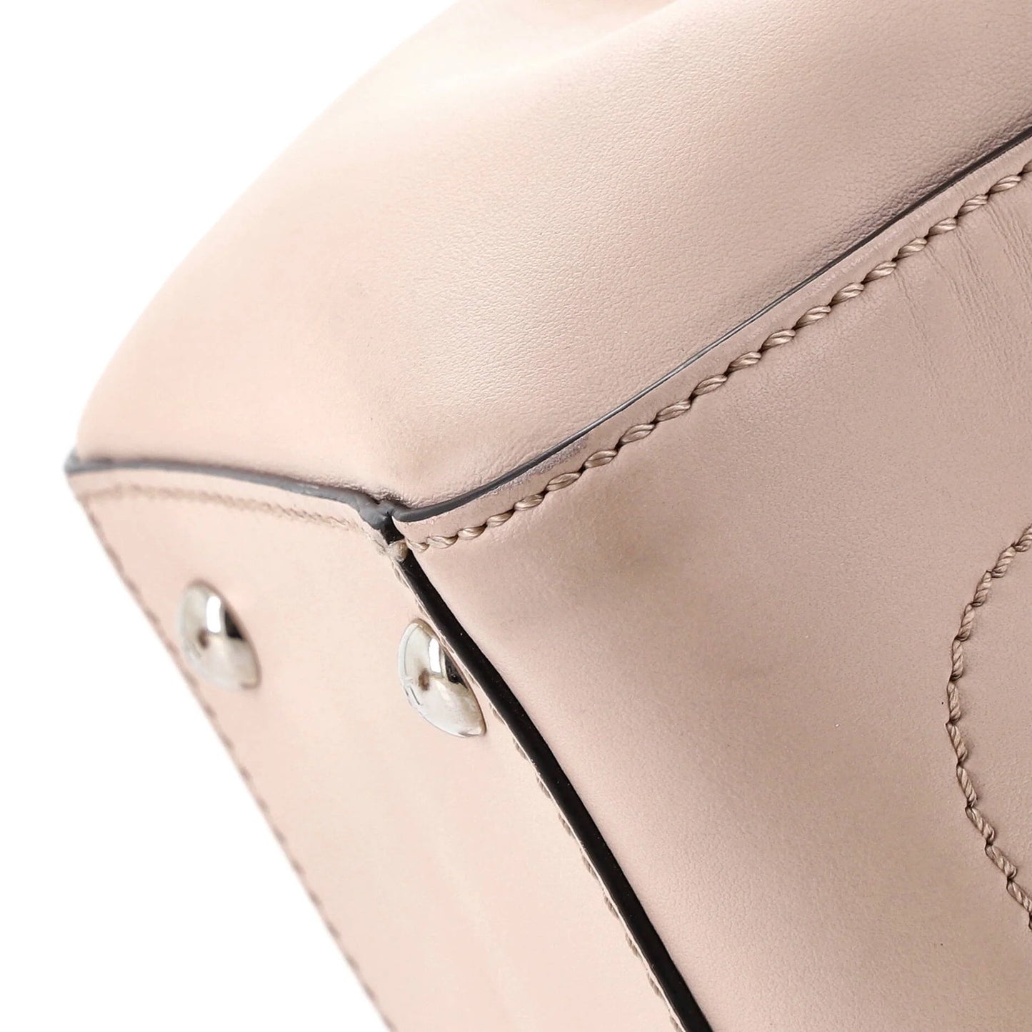 Fendi Dotcom Convertible Satchel Leather Medium