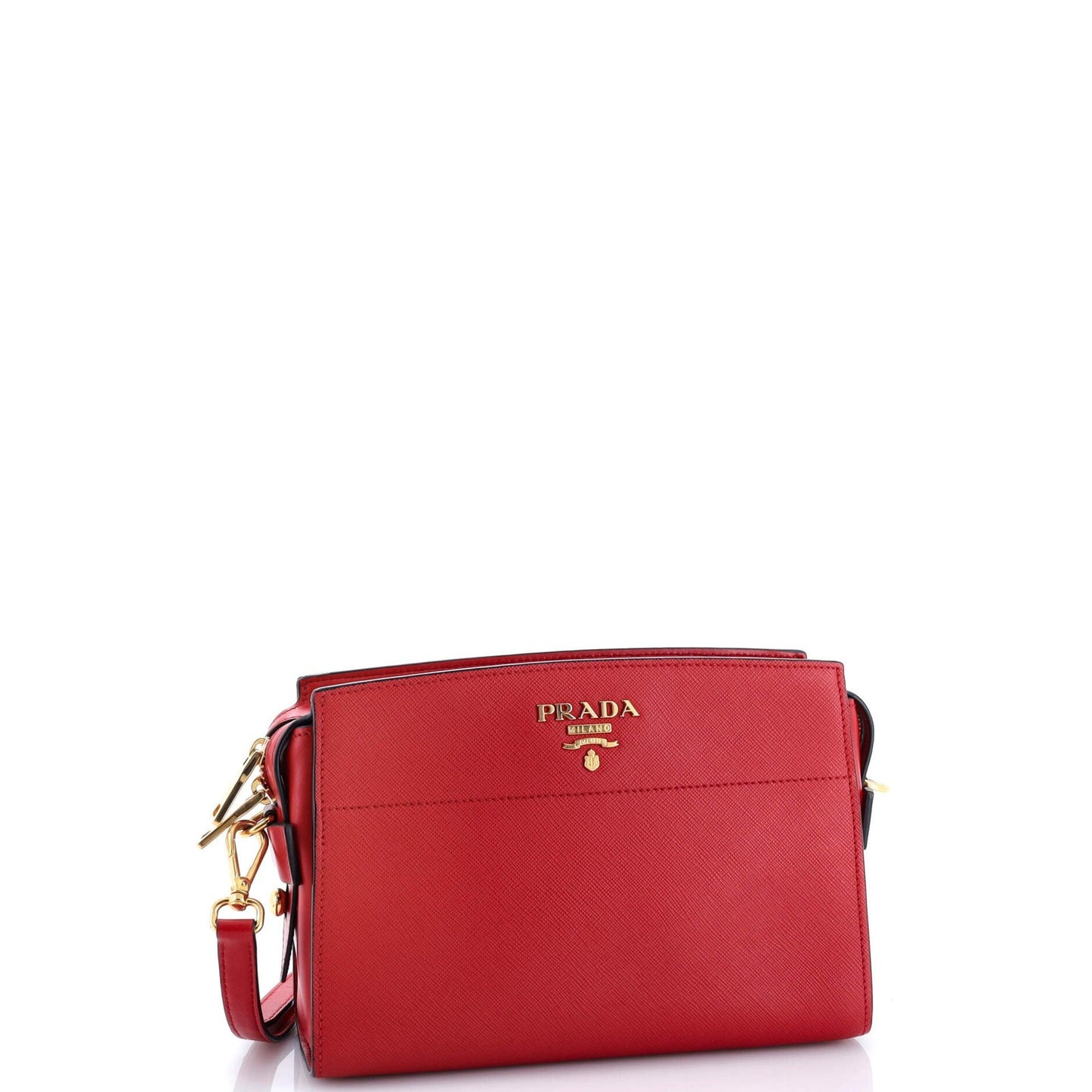 Prada Bibliotheque Crossbody Saffiano Leather
