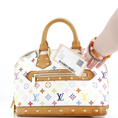 Louis Vuitton Alma Handbag Monogram Multicolor Pm