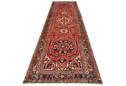 3'6X11'9 Oriental Runner Rug Floral Geometric Farmhouse Carpet
