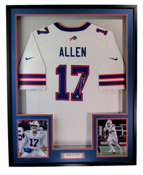 Josh Allen Autographed White Custom Football