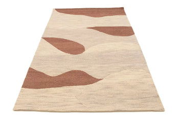Rare Abstract Style Hand-Tufted Rug Foyer Size