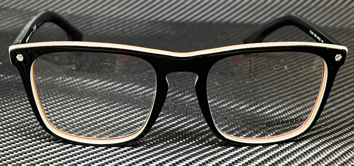 BURBERRY BE2340 3798 Black Men's Square 56 mm Eyeglasses