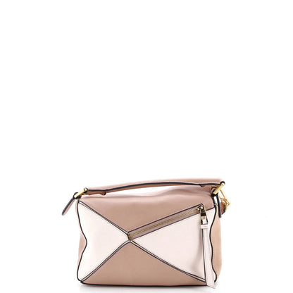 Loewe Puzzle Bag Leather And Suede Small
