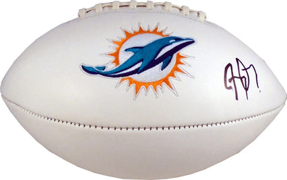 Jay Ajayi Autographed Miami Dolphins White Panel Football