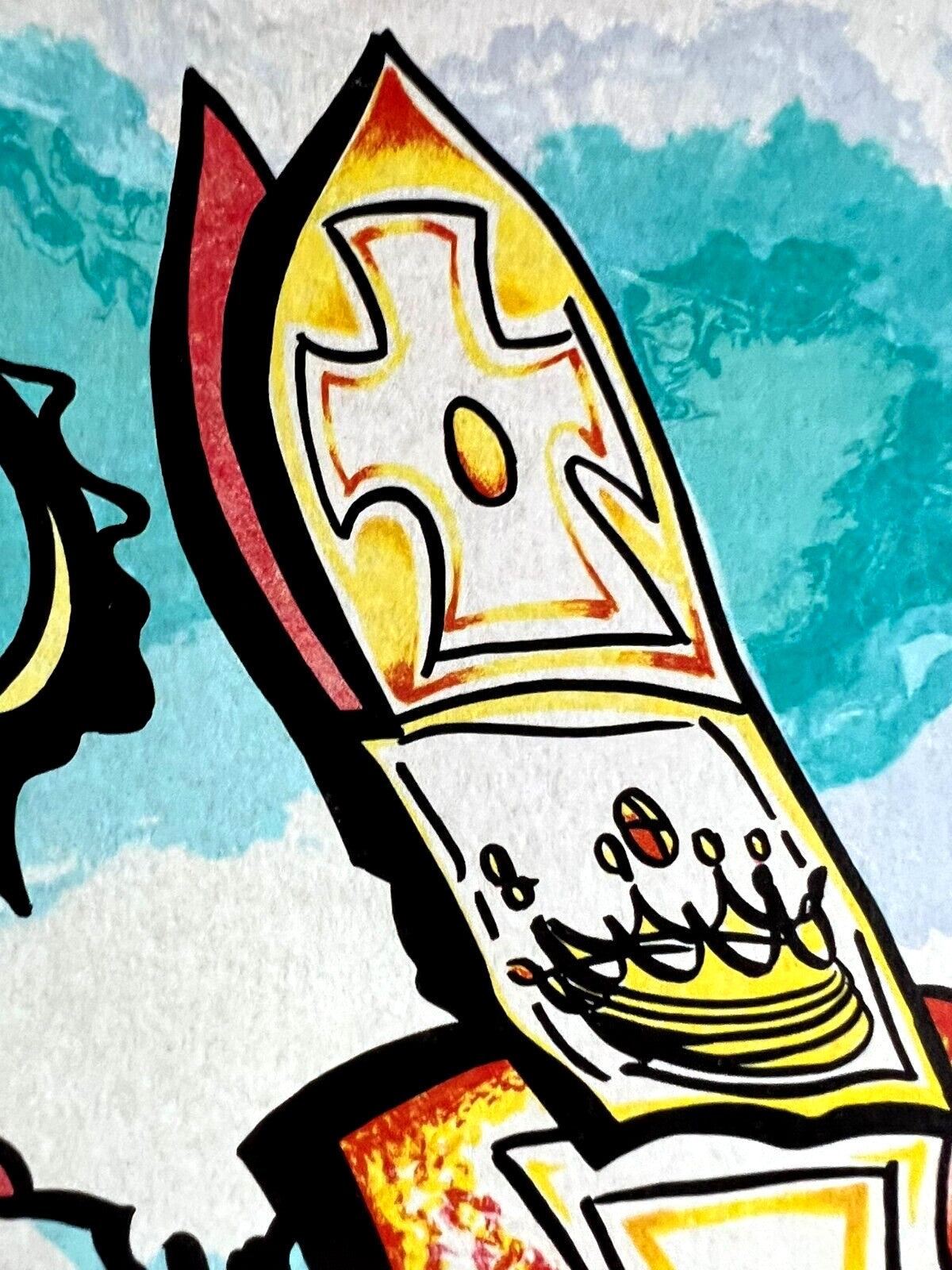 Salvador Dal Lithograph Handmade Coa Signed In Pen Numbered In Pencil Crayon