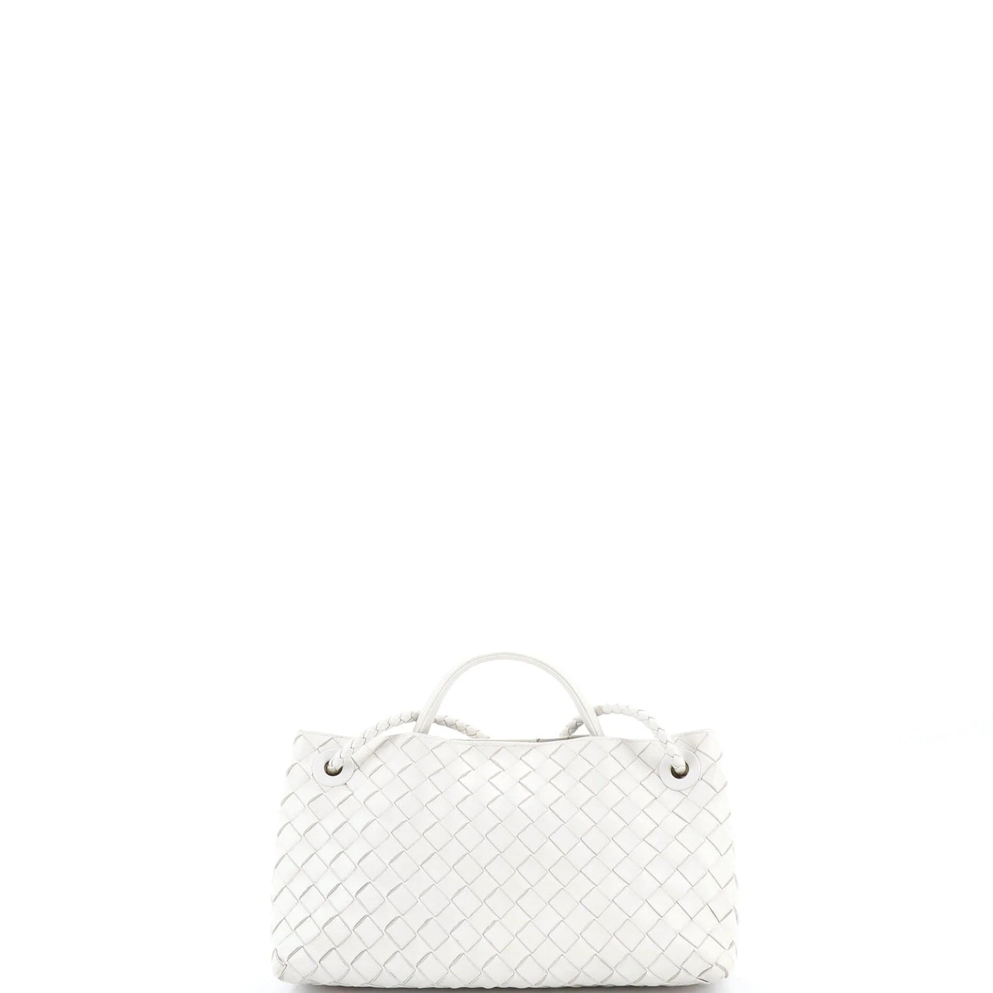 Bottega Veneta Andiamo East West Top Handle Bag Intrecciato Nappa Small