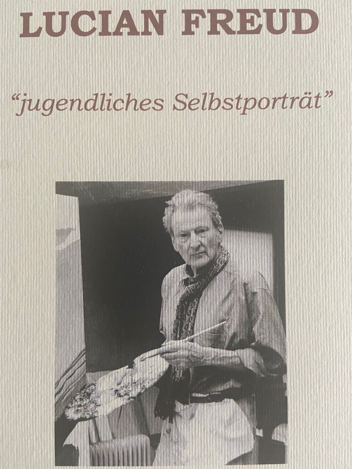 Lucian Freud Lithograph Coa Hand-Numbered Signed Limited 275Ex