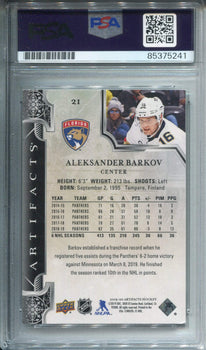 Aleksander Barkov Autographed Upper Deck Card Psa Authentic Auto Grade 10