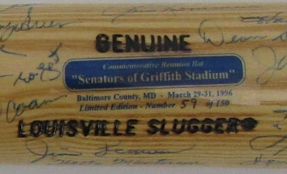 1996 Senators Of Griffith Stadium Multi-Signed