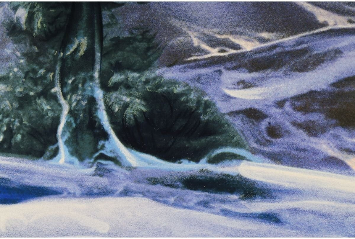 Dale Terbush Signed Original Silkscreen Print Ed10 The Moon Is The Light Of Love