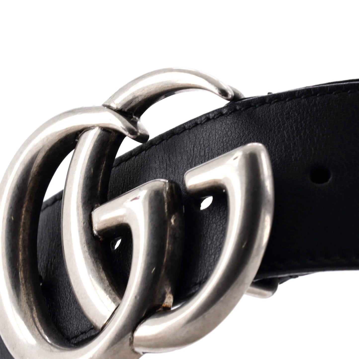 Gucci Gg Marmont Belt Leather Wide