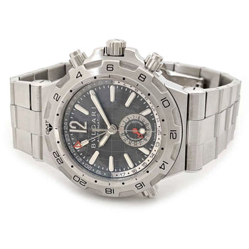 Bvlgari Diagono Professional Gmt Dp42Sgmt Gray Men'S Used Watch #61130