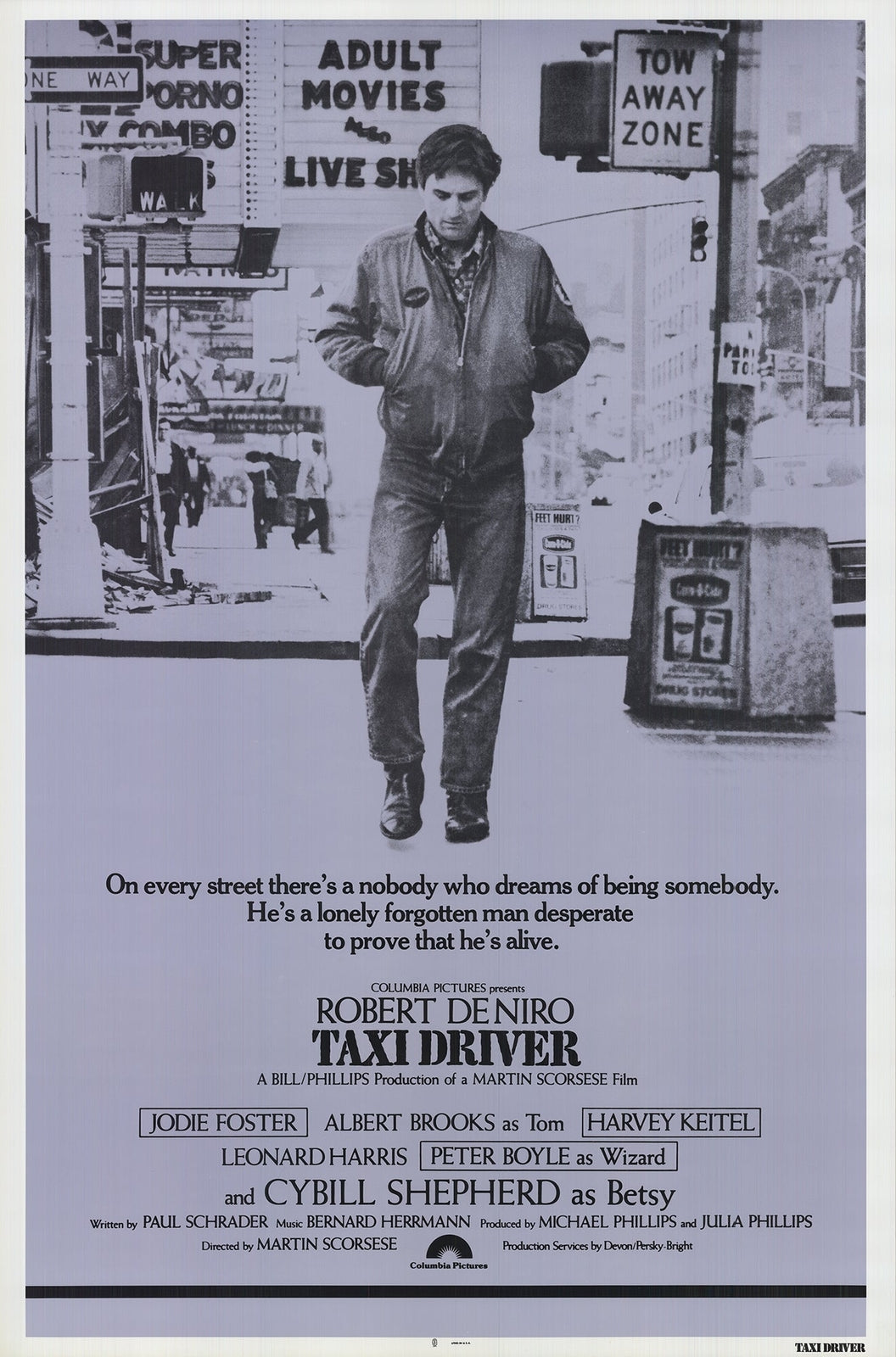 Artist Unknown Taxi Driver " Poster Vintage "Taxi