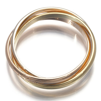 Cartier Ring Trinity 3Color Xs Eu53 18K 750 Yellow White Rose Gold