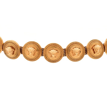 Versace Medusa Medallion Choker Necklace Metal