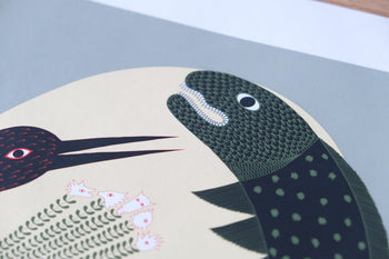 Kazumasa Nagai Signed Original Lithograph Art