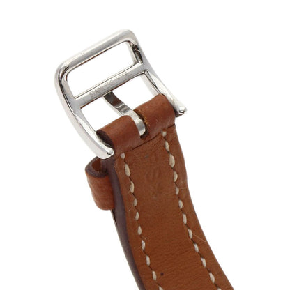 Hermes H Watch Mini Watches Hh1.110 Stainless Steel/Leather