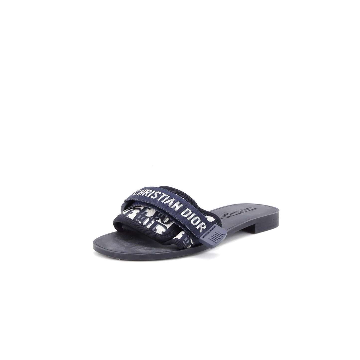 Christian Dior Women'S Dio(R)Evolution Slide Sandals Oblique Fabric