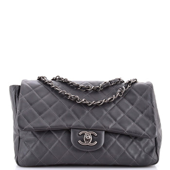 Chanel Classic Single Flap Bag Quilted Lambskin Jumbo