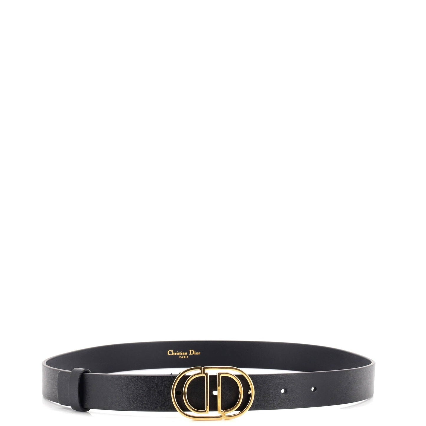 Christian Dior 30 Montaigne Cut-Out Belt Leather Thin