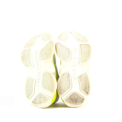 Balenciaga Men's Triple S Sneakers Fabric, Mesh & Faux Leather