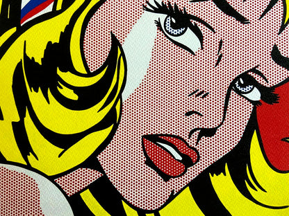 Roy Lichtenstein Lithograph Coa Signed With Pen