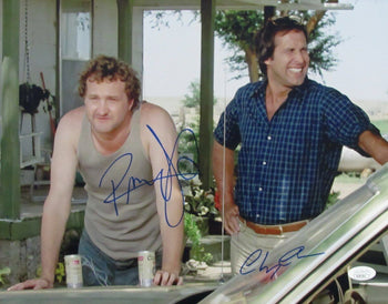 Chevy Chase/Randy Quaid Dual-Autographed 11X14 Photo 