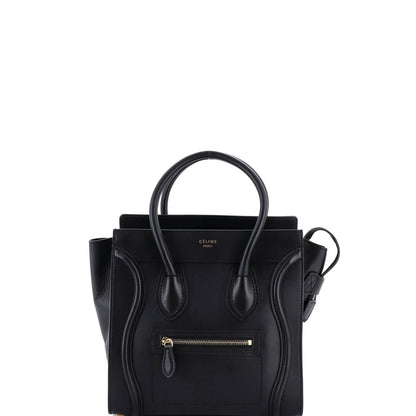 Celine Luggage Bag Smooth Leather Micro