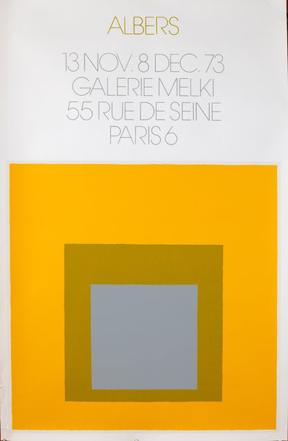 Square to Galerie Josef Melki Paris Albers 1973