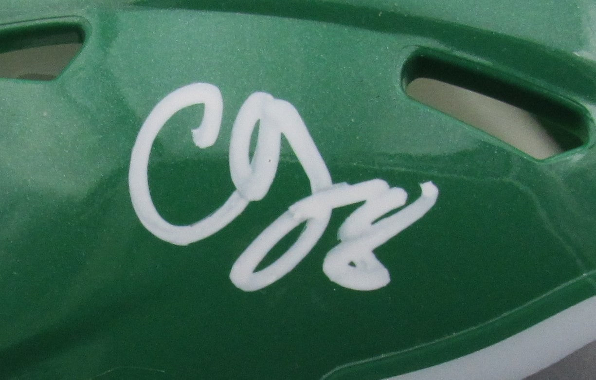 C.J. Gardner-Johnson Signed/Auto Kelly-Green Mini Helmet Eagles Beckett 192762