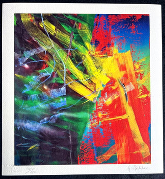 Gerhard Richter Lithograph Signed Coa (Hand Numbered)